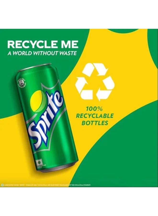 Sprite Zero Lemon Lime Soft Drink 6 x 330ml Cans – Sugar Free, Refreshing Taste, Green Pack - Image 3